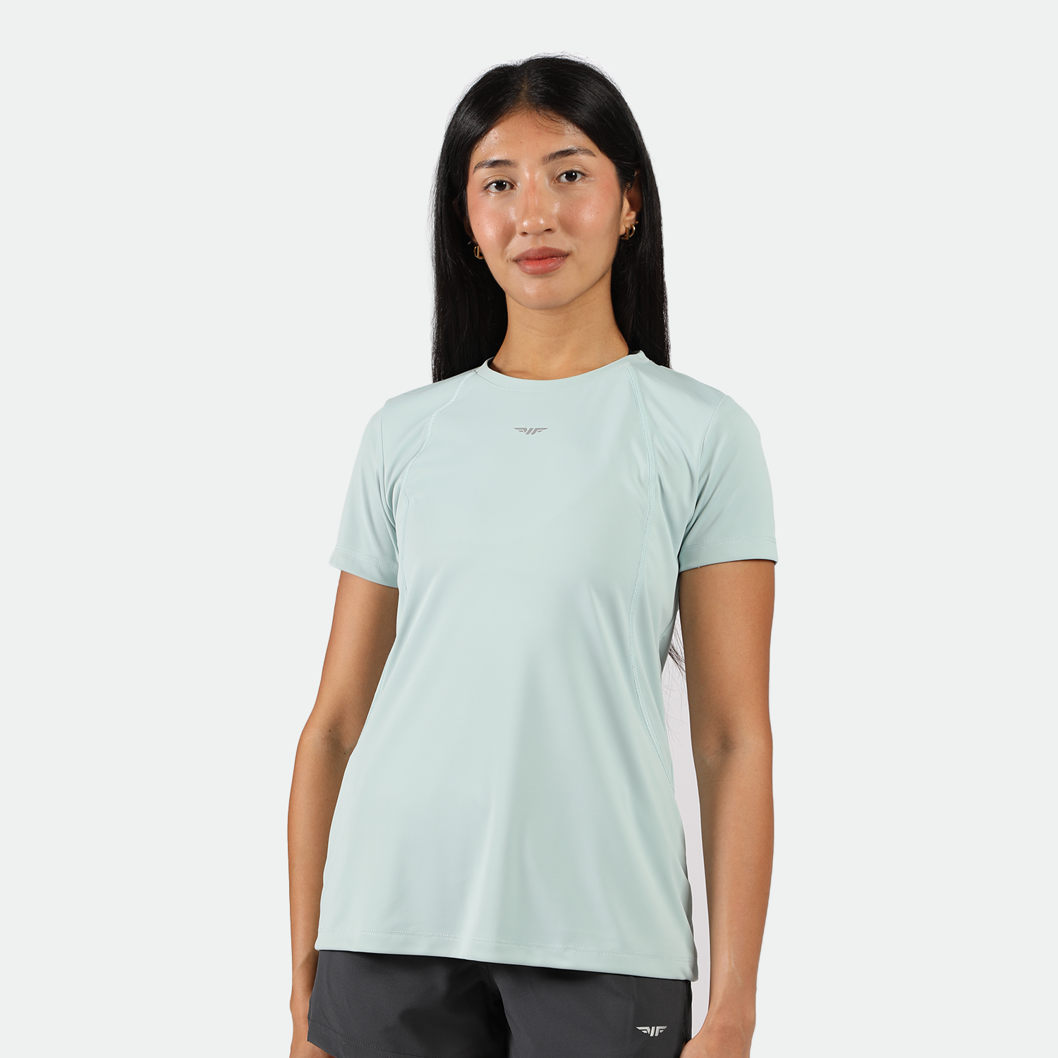 WOMEN-GO BEYOND-PERFORMANCE-T-SHIRT (PASTEL-BLUE)