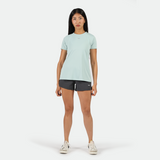 WOMEN-GO BEYOND-PERFORMANCE-T-SHIRT (PASTEL-BLUE)