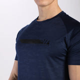 MEN-GO BEYOND-CAMO-T-SHIRT (NAVY-BLUE)