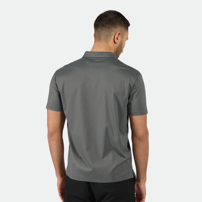 MEN-GO BEYOND-POLO-T-SHIRT (SILHOUETTE GREY)