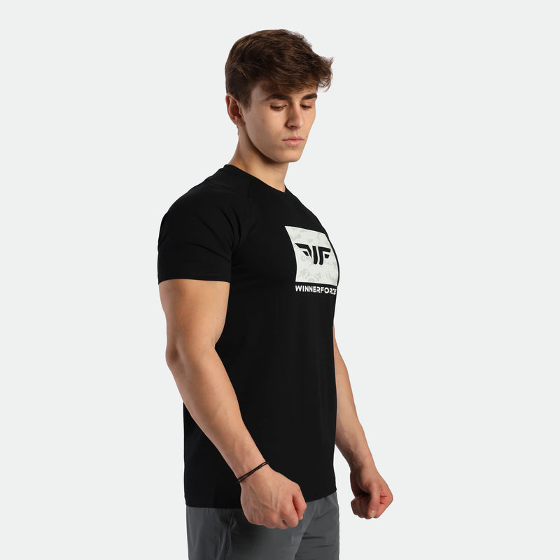 MEN-SUMMER-ESCAPE-TRAINING-T-SHIRT (ANTHRACITE BLACK)