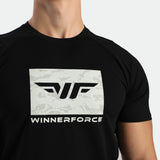 MEN-SUMMER-ESCAPE-TRAINING-T-SHIRT (ANTHRACITE BLACK)