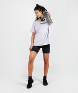 WOMEN FORCE OVERSIZE T-SHIRT (LAVENDER-BLUE)