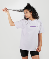 WOMEN FORCE OVERSIZE T-SHIRT (LAVENDER-BLUE)