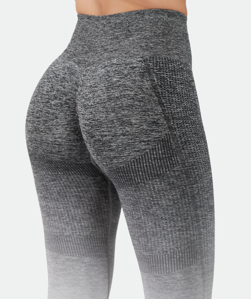 WOMEN REGINA SEAMLESS SET(CHARCOAL-WHITE)