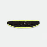 A SAFETY-YELLOW utility belt with an adjustable buckle and two side straps, displayed on a plain white background.