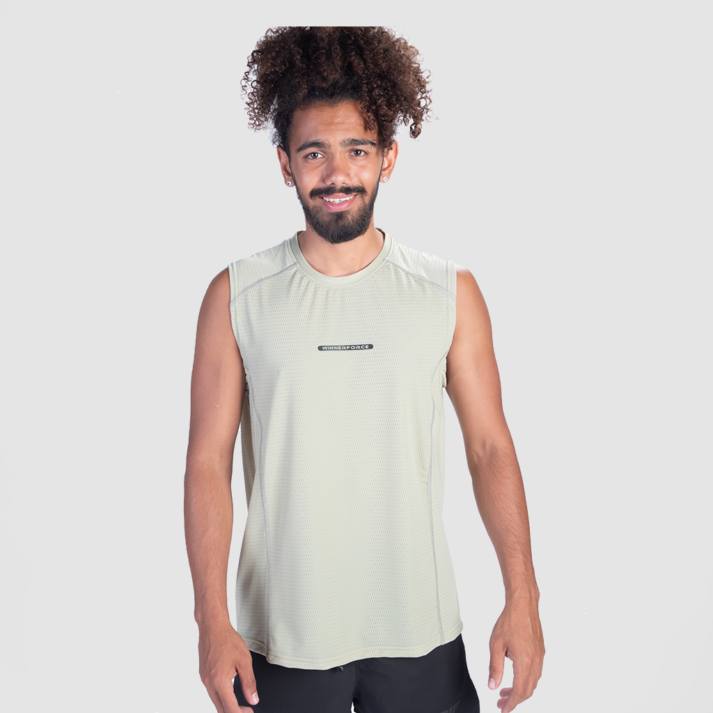 MEN ALFA TANK(SAGE-GREEN)