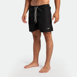 a fit man wearing short black 