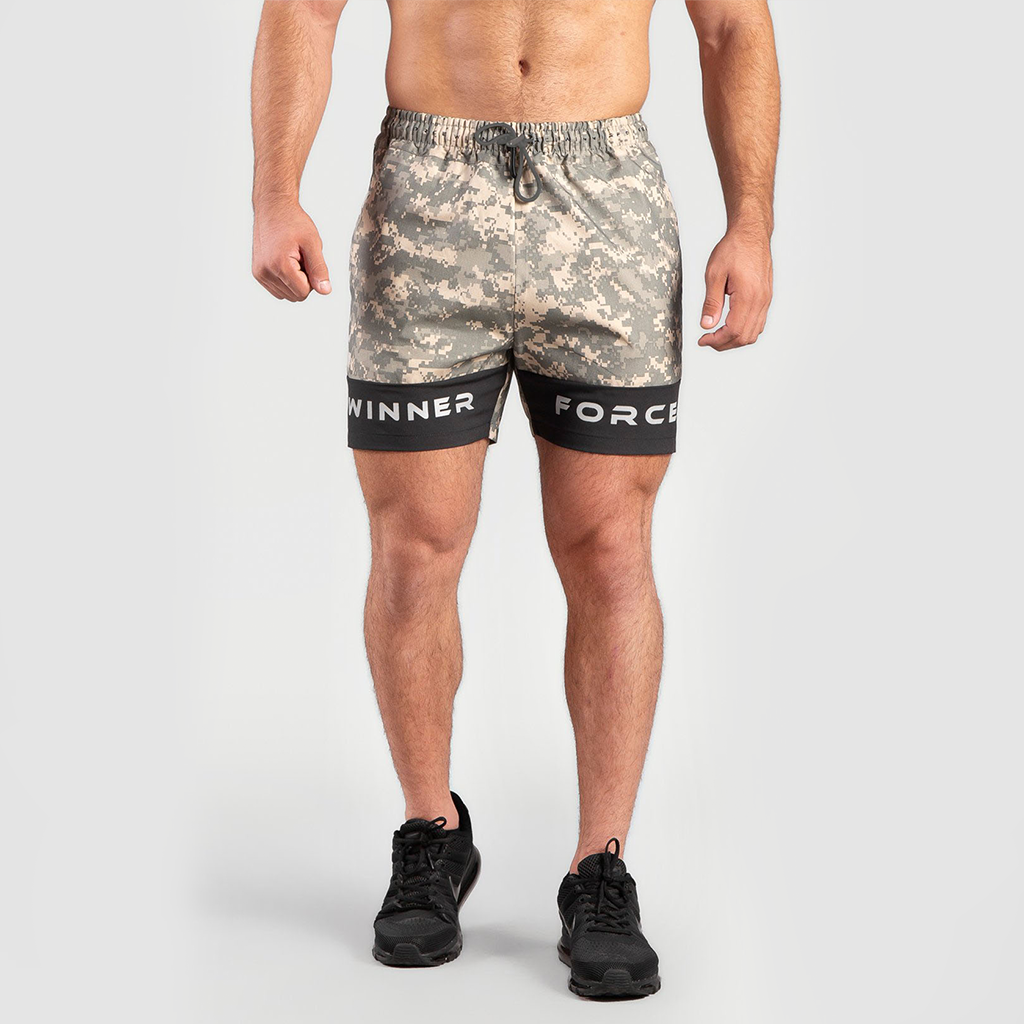 MEN DRAGON CAMO SHORT(ACU-GREY)