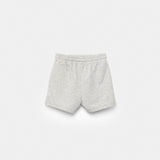 a back view for short marl light grey 