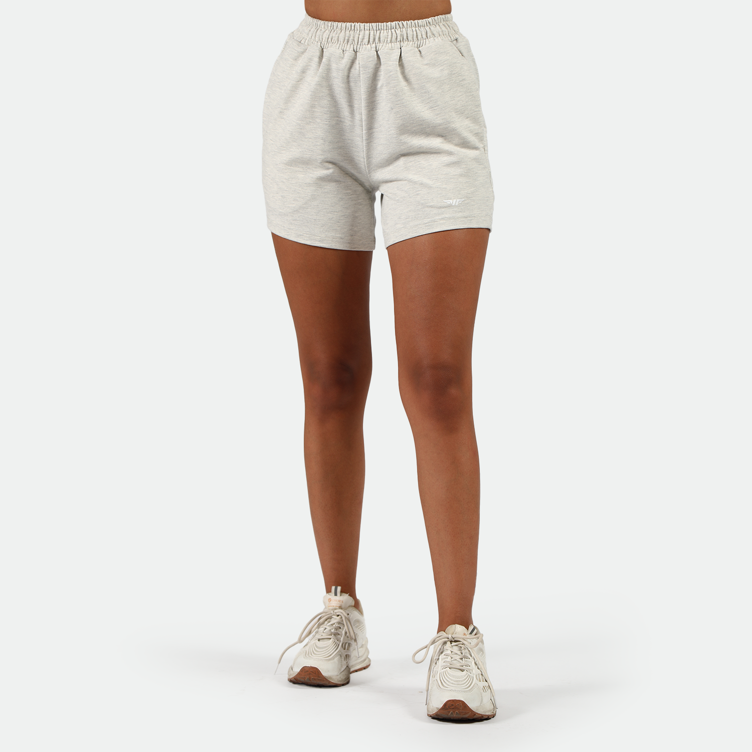 WOMEN-GO-BEYOND-SHORT (MARL-LIGHT-GREY)