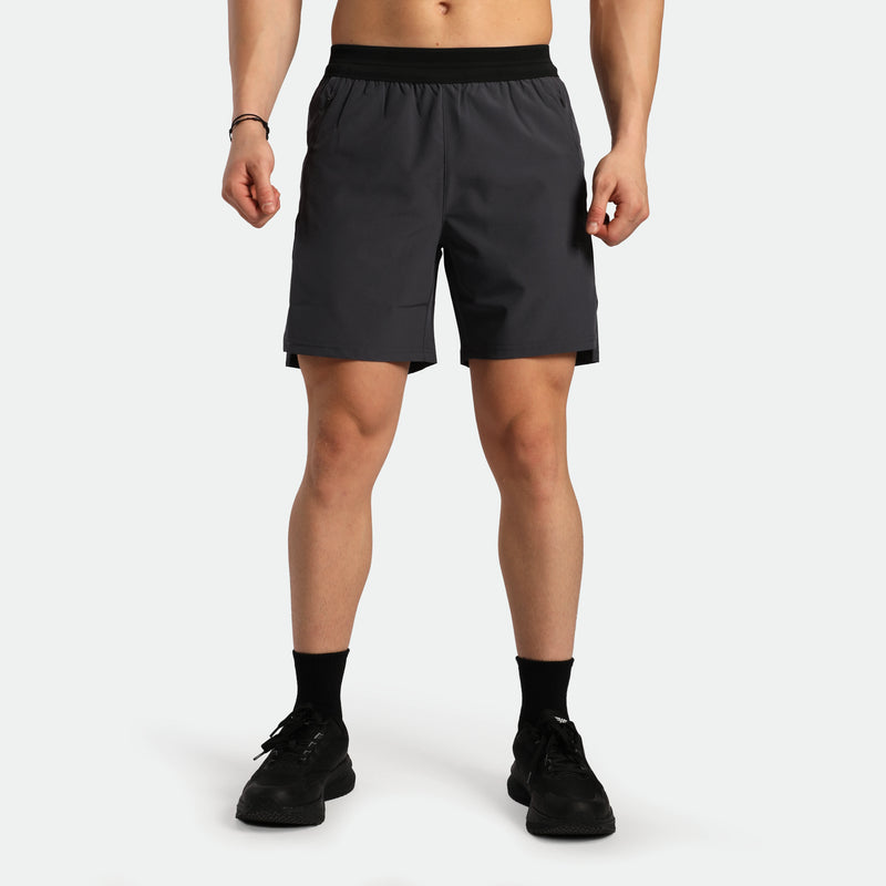 MEN-SUMMER-ESCAPE-MOVEMENT- SHORT (GREY EBONY)