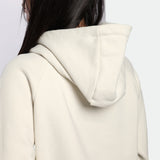 WOMEN-ESSENTIAL-COZY UP-HOODIE (LIGHT-BEIGE)