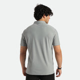 MEN-GO BEYOND-POLO-T-SHIRT (QUARRY-GREY)