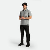 MEN-GO BEYOND-POLO-T-SHIRT (QUARRY-GREY)