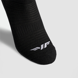close up view for socks black with logo 