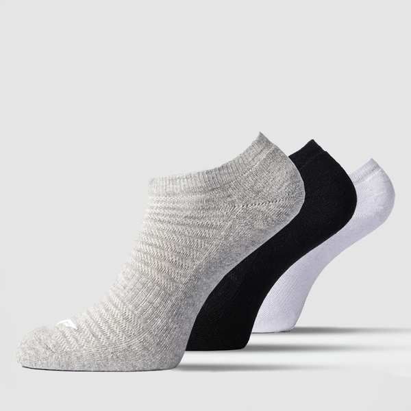 Pack of 3 pairs for socks ,(grey ,black ,white )