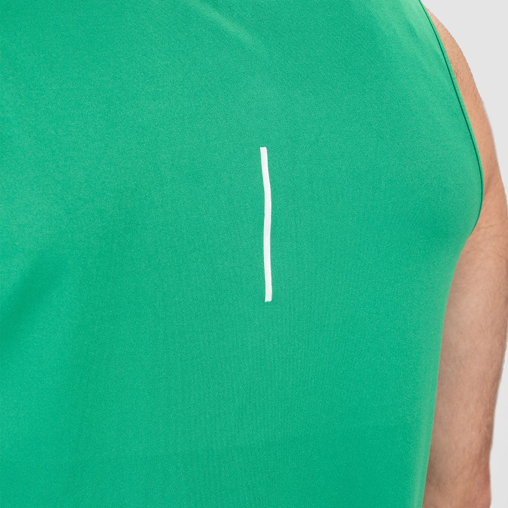 close up view for t-shirt spring green 