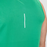 close up view for t-shirt spring green 