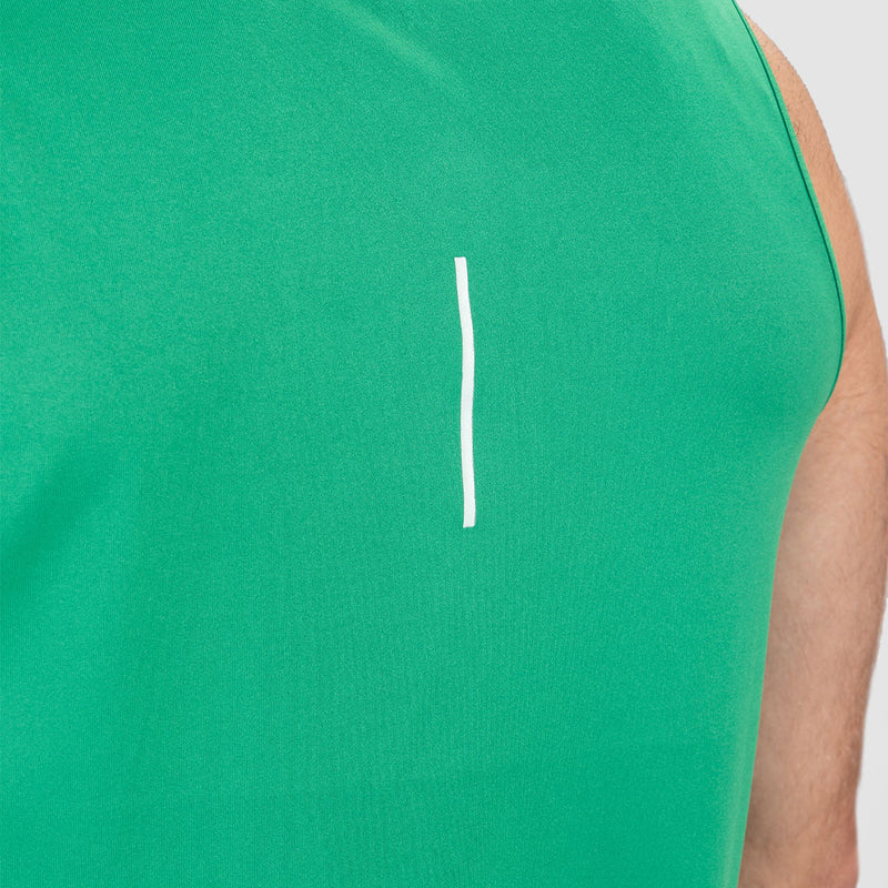 close up view for t-shirt spring green 