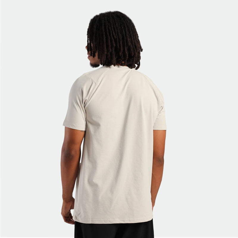 MEN-SUMMER-ESCAPE-TRAINING-T-SHIRT (MOON BEIGE)