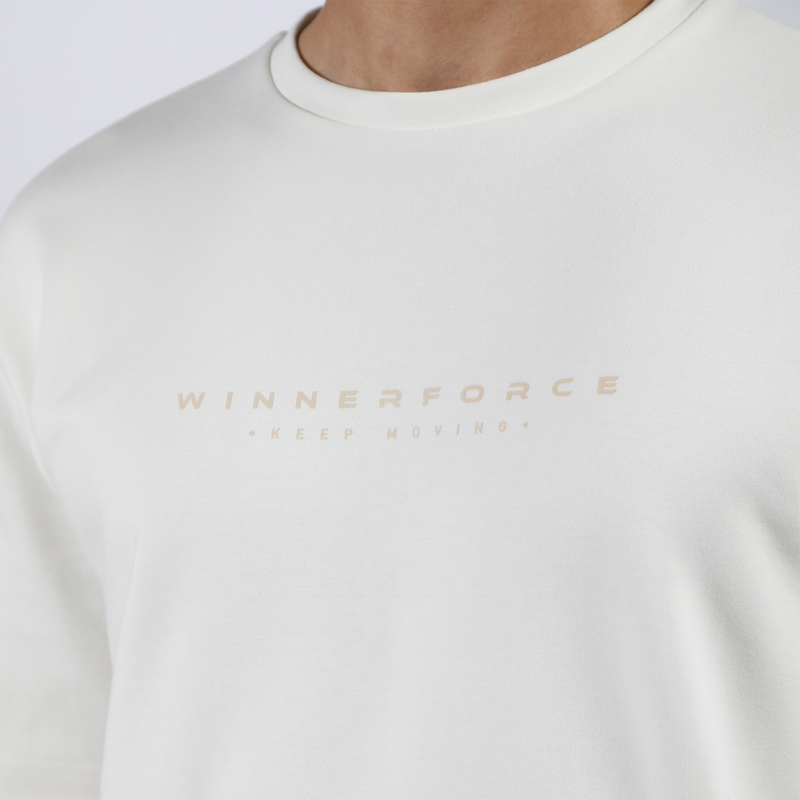 close up view for t-shirt  off white with logo 