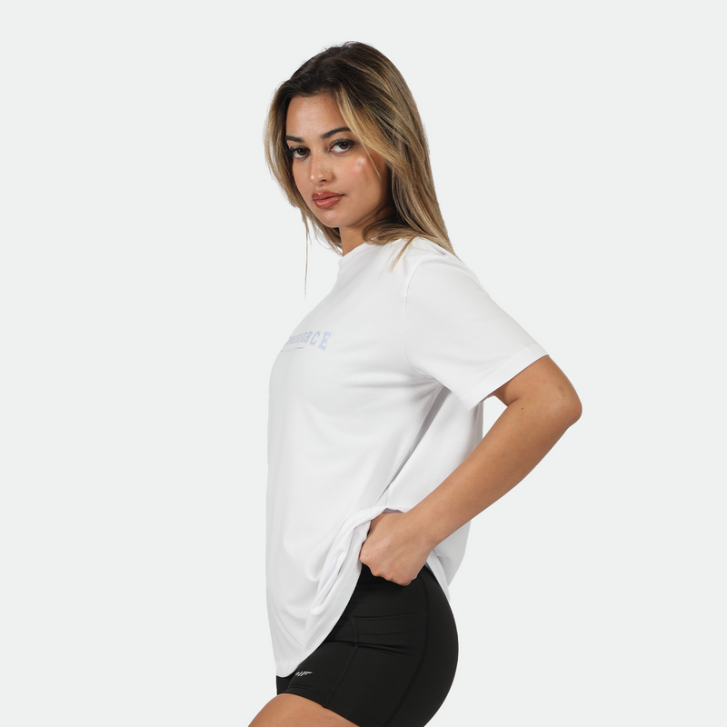 Women go beyond relaxed t-shirt (WHITE)|Winnerforce