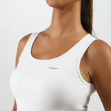 WOMEN-GO BEYOND-TANK-TOP (WHITE)