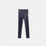 a legging wave denim blue with logo