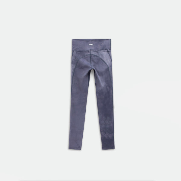 a back view for legging   wave periwinkle purple 