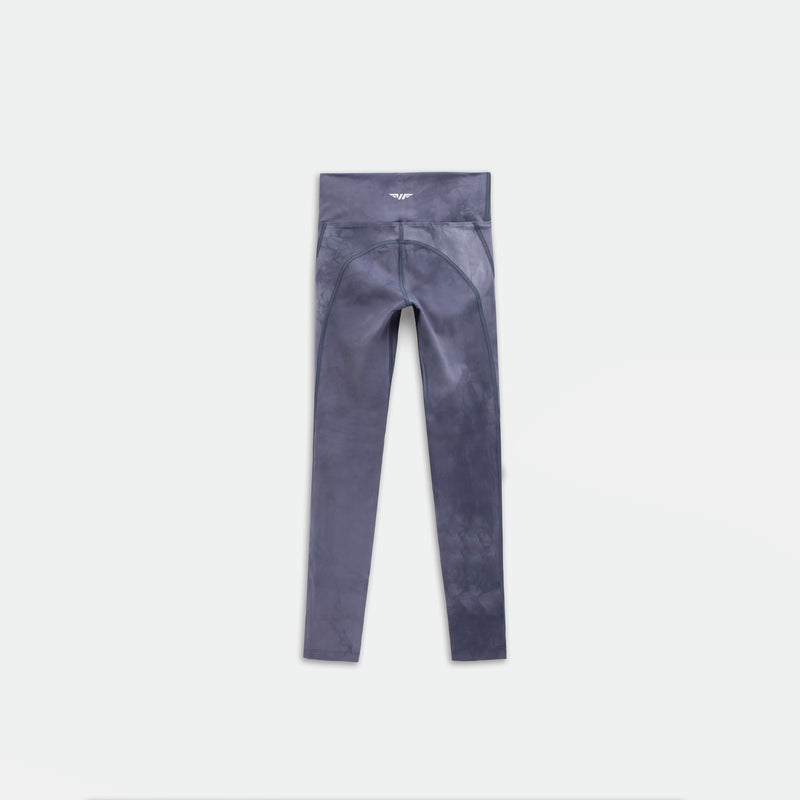a back view for legging   wave periwinkle purple 