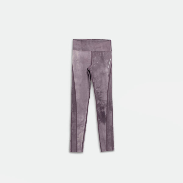 a legging with logo wave plum purple 