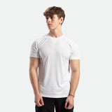 MEN-GO BEYOND HALF-CAMO-T-SHIRT (WHITE)