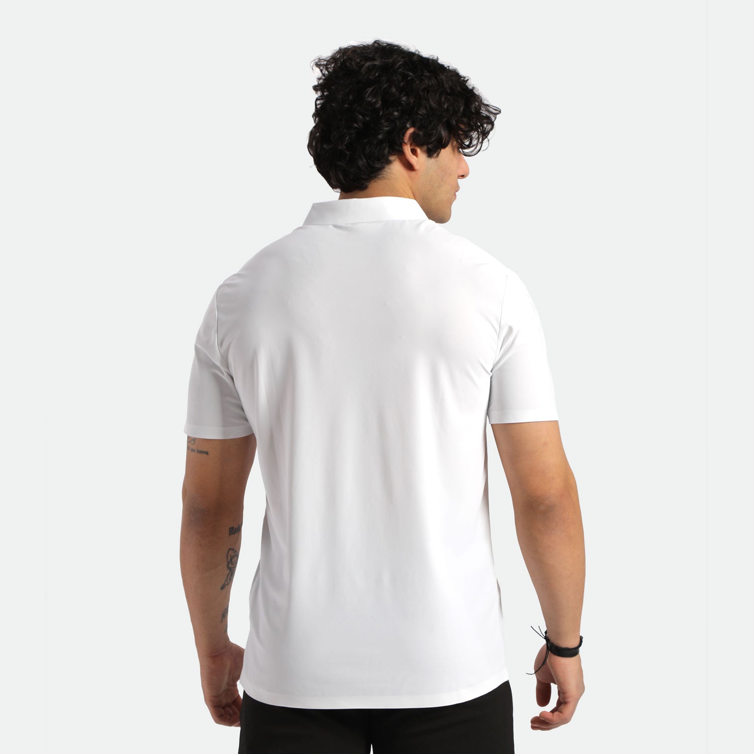 MEN-GO BEYOND-POLO-T-SHIRT (OFF WHITE)