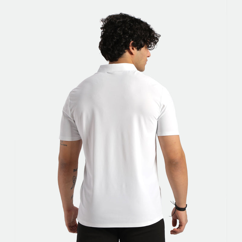 MEN-GO BEYOND-POLO-T-SHIRT (OFF WHITE)