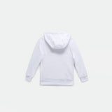 a back view for hoodie white 