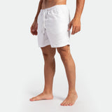 Person wearing white shorts 