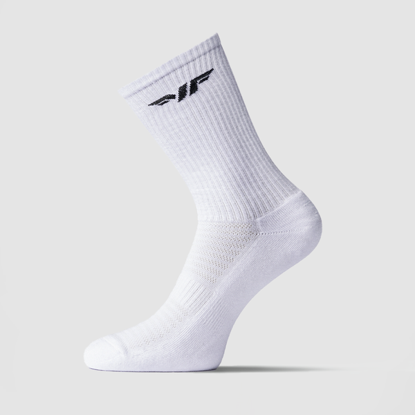 one socks white with logo 