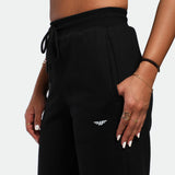 WOMEN-ESSENTIAL-COZY UP-PANTS (BLACK)
