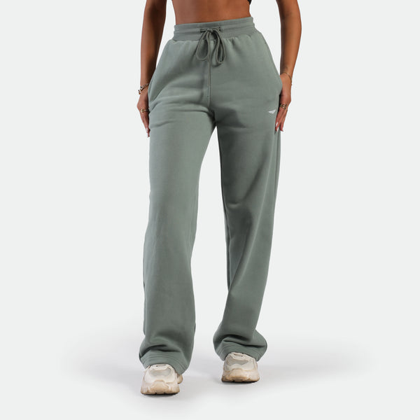 WOMEN-ESSENTIAL-COZY UP-PANTS (CHINOIS-GREEN)