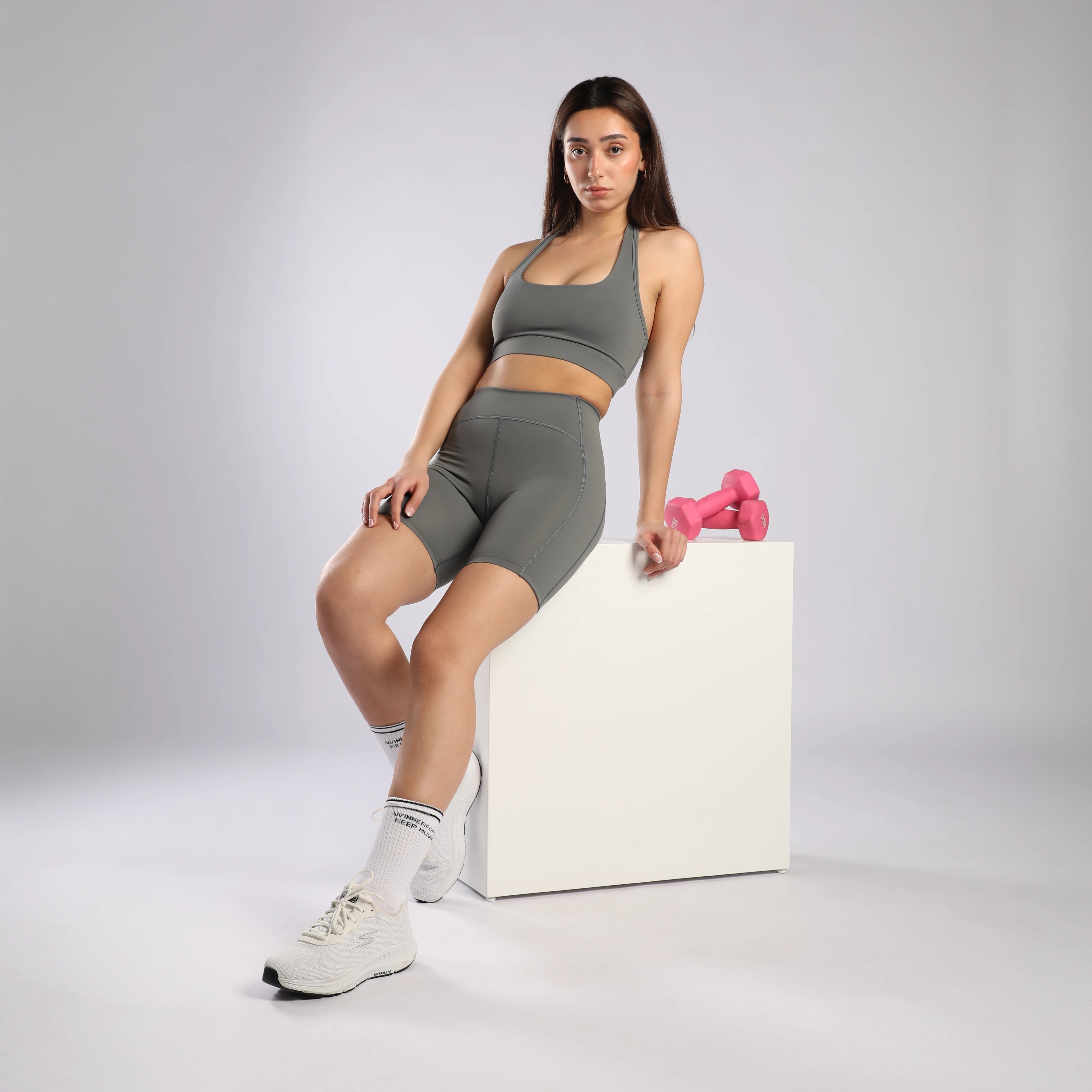 WOMEN-CREED-FLEX-BRA (SAGE-GREY)