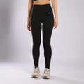 WOMEN-GO BEYOND-V-CUT-LEGGING (BLACK)