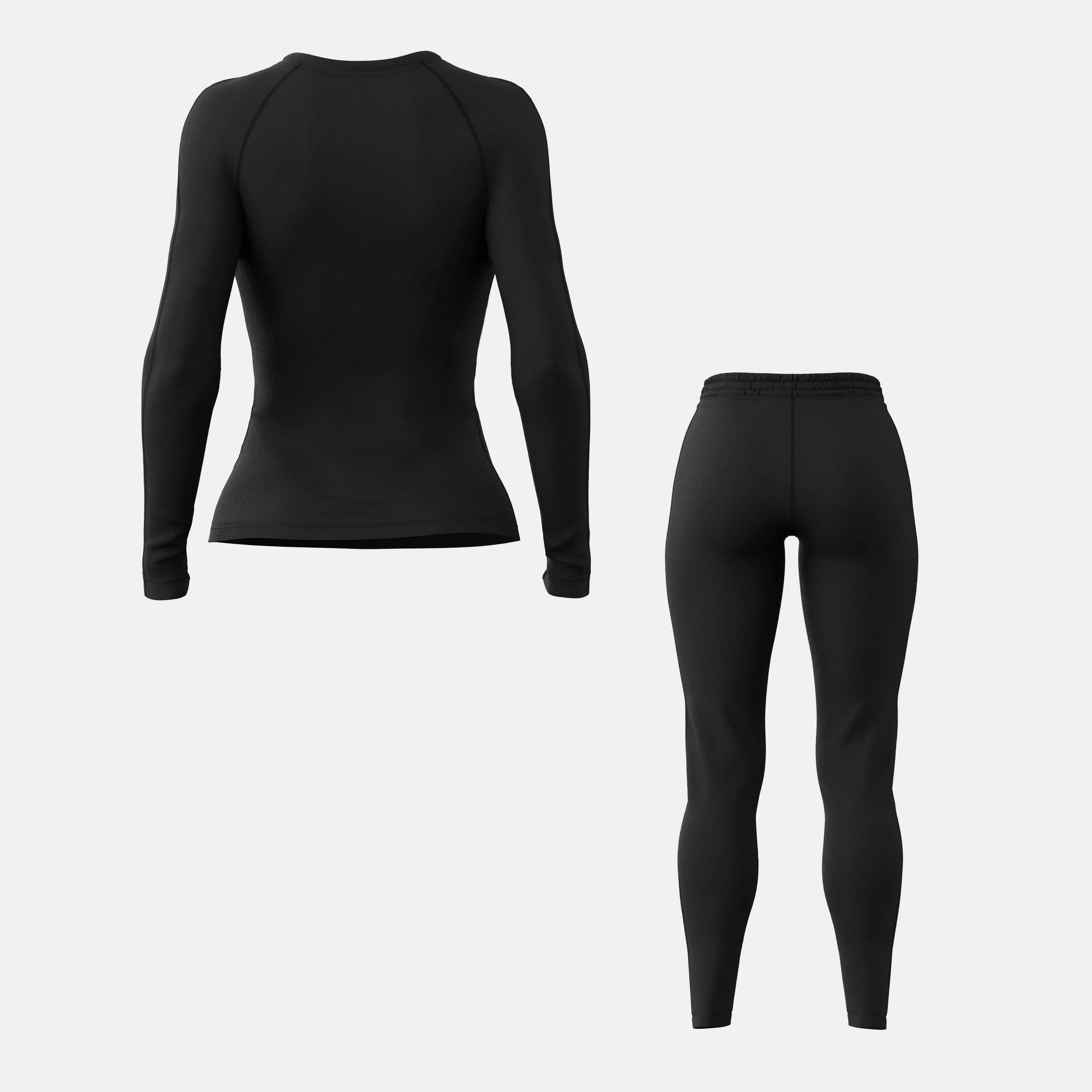 WOMEN-ESSENTIAL-THERMAL-SET (BLACK)