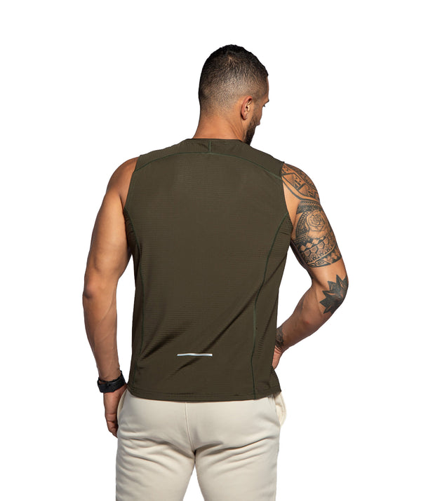 MEN ALFA TANK(GREEN)
