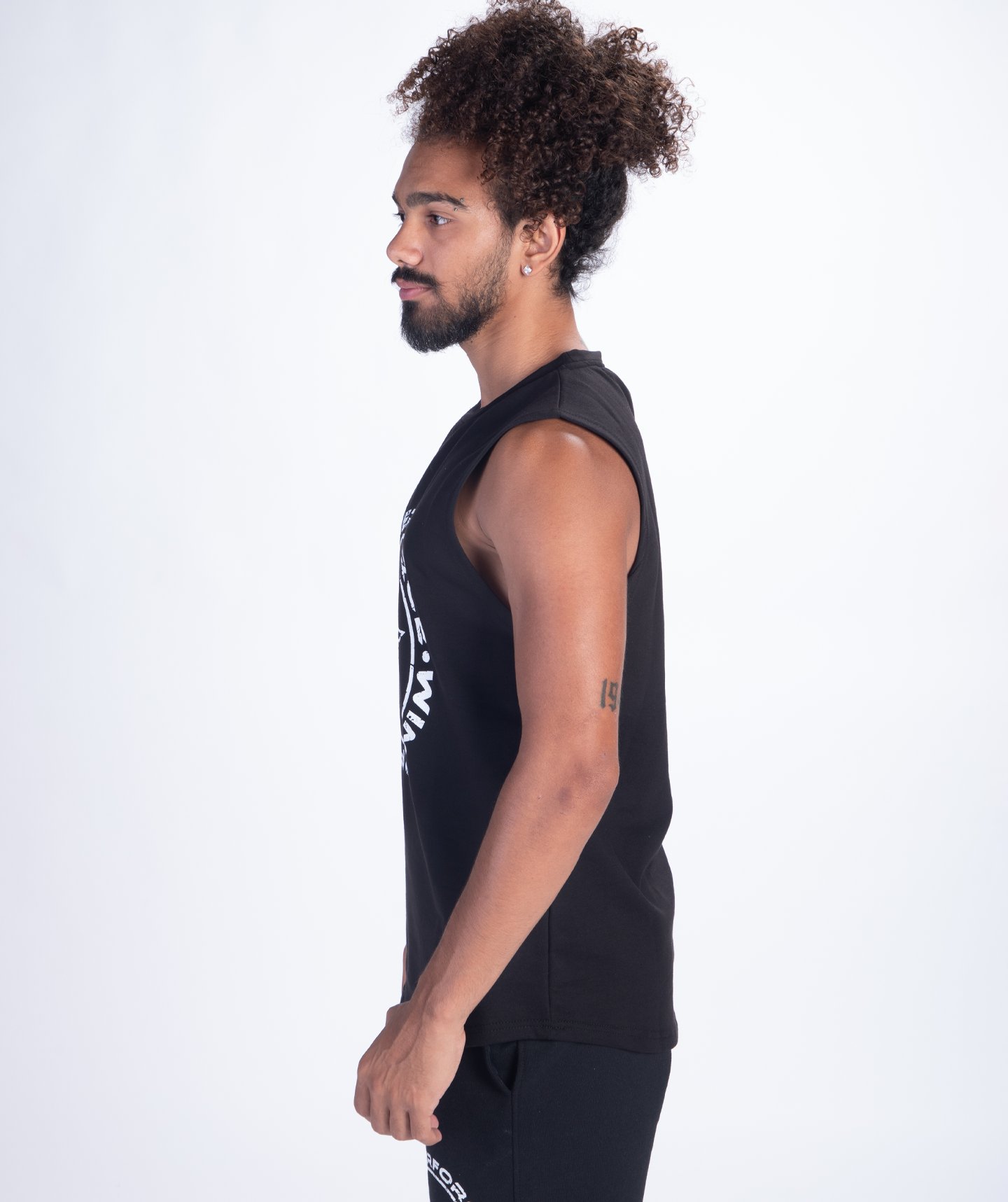MEN CREED TANK-(BLACK)