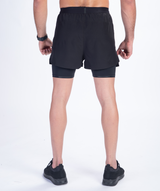 MEN MAX SHORT 2 IN 1  (BLACK)