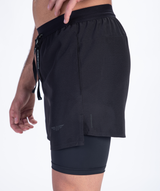 MEN MAX SHORT 2 IN 1  (BLACK)