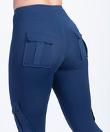 WOMEN THUNDER CARGO LEGGING (NAVY BLUE)