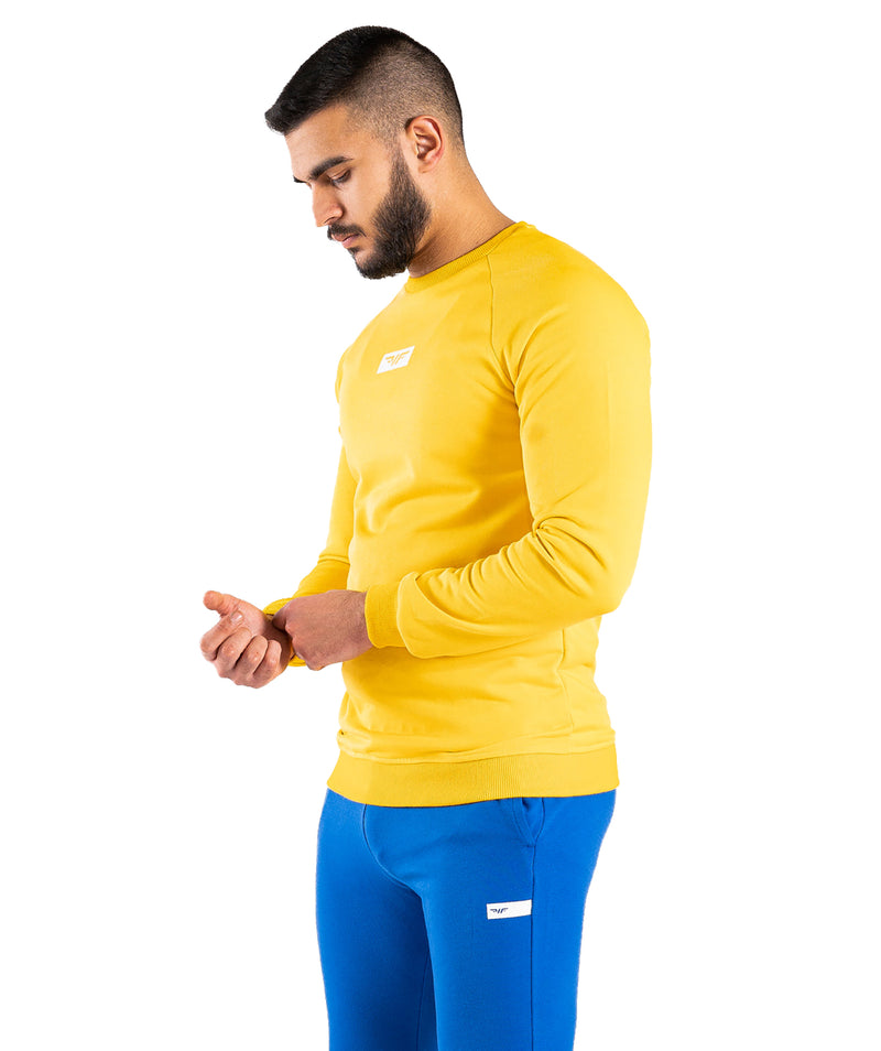 MEN COMFORT IS CALLING SWEATSHIRT(CANARY YELLOW)
