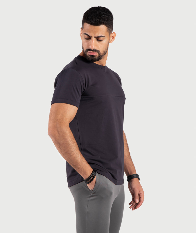 Trendy, catchy t-shirt with slogan at back